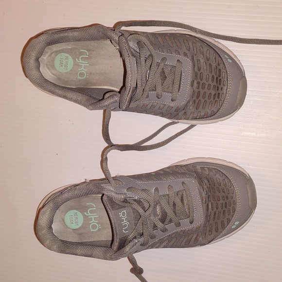 GreyUsed👣 ryka Memory Foam Fashion Sneakers Used Flex Sole - Picture 5 of 17